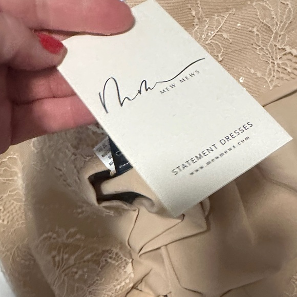 Qaldrex Spaghetti Homre Lace Midi Tulle Dress - Picture 6 of 11